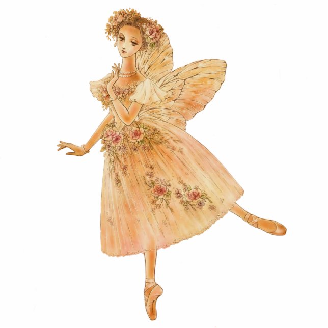 Ballet Fantasy Art Photo Sculpture - La Sylphide Staand Fotobeeldje (Voorkant)