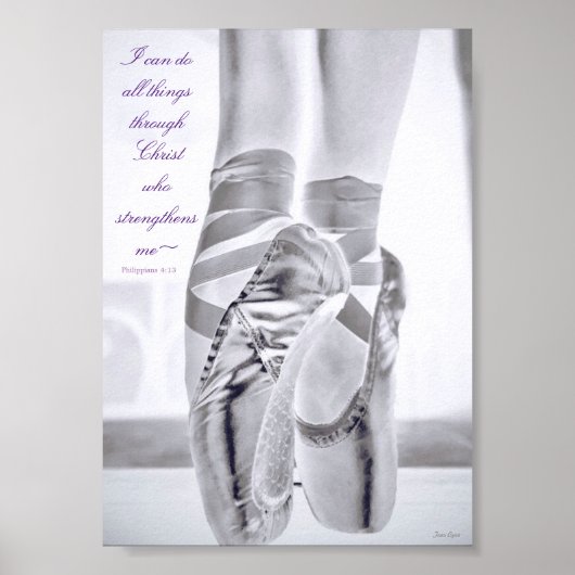 Ballet Force en Christ Poster 5x7 (Devant)