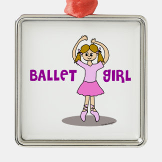 Ballet Girl Metalen Ornament
