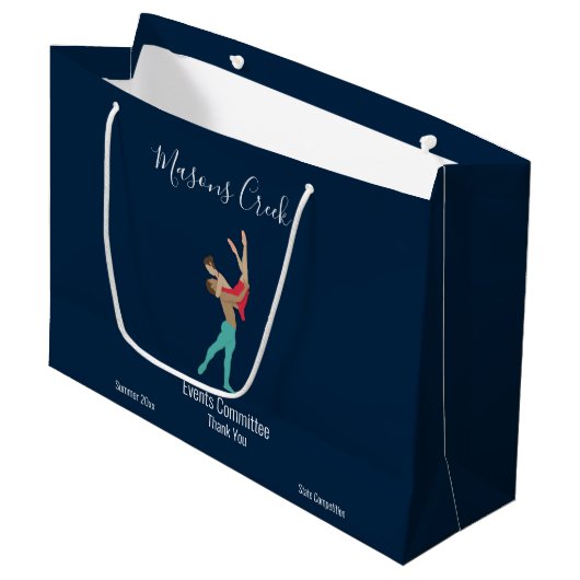 Ballet Groot Cadeauzakje (Voorkant Gekanteld)