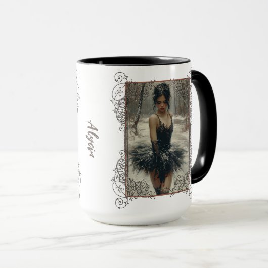 Ballet in de Snow Fantasy Mok (Voorkant rechts)