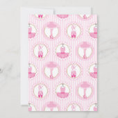 Ballet Invitation Anniversaire Danseur Ballerina R (Dos)