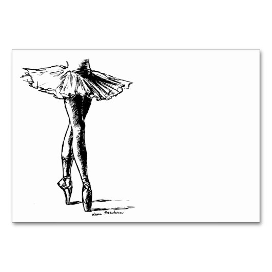 ballet kaart (Voorkant)