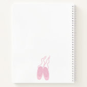 Ballet kleding Notitieboek - witte achtergrond (Achterkant)