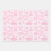 Ballet kleren wikkelen papier blad set inpakpapier vel (Voorkant 2)