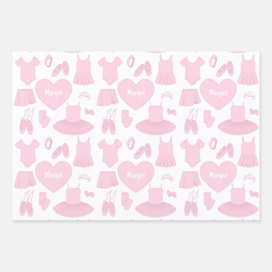 Ballet kleren wikkelen papier blad set inpakpapier vel (Voorkant 3)