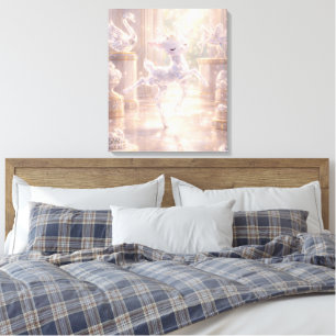 Ballet Kristallen Hert Canvasprint Canvas Afdruk