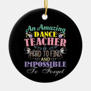 Ballet leraar appreciatie - verbluffende prijsopga keramisch ornament