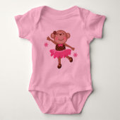 Ballet Monkey Cute Romper (Voorkant)
