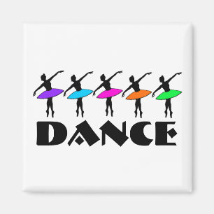 Ballet Neon Ballerinas Dance Teacher Dancer Magnet Magneet
