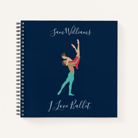 ballet notitieboek (Voorkant)