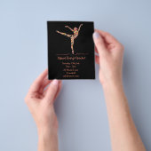 ballet- of moderne dansuitvoering flyer (Hand)