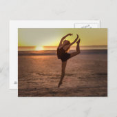 Ballet op het Briefkaart Beach (Voorkant / Achterkant)