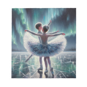 Ballet op het ijs notitieblok