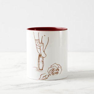 ballet_passie tweekleurige koffiemok