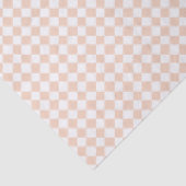Ballet Pink Diamond Check. Tissuepapier (Detail)