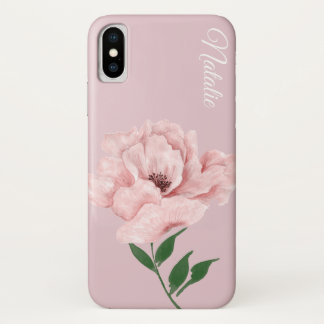 Ballet Pink Flower iPhone X Coque