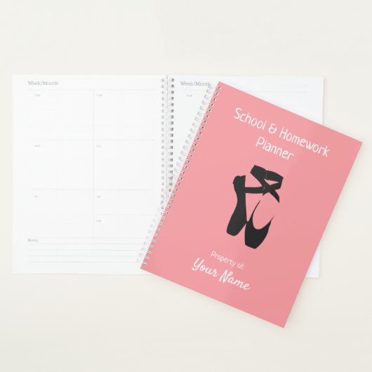 Ballet - Planificateur scolaire - HAMbyWG (Devant avec enveloppe)