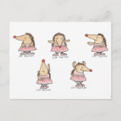 BALLET POSITIES briefkaart van Nicole Janes (Voorkant)