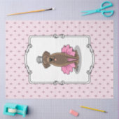 Ballet Princess Chocolate Lab Labrador Retriever Tissuepapier (Craft)