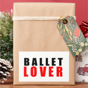 Ballet Rechthoekige Sticker