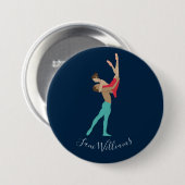 ballet ronde button 7,6 cm (Voorkant /achterkant)