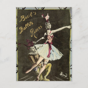 Ballet Russe Dancers Briefkaart
