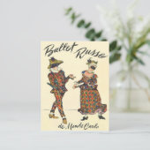 Ballet Russe Harlequin Dancers Briefkaart (Staand voorkant)