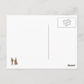 Ballet Russe Harlequin Dancers Briefkaart (Achterkant)