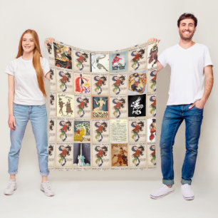 Ballet Russe Montage Fleece Deken