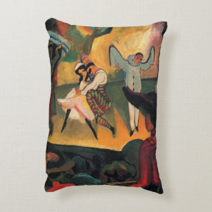 Ballet Russes, Russisch Ballet door August Macke Accent Kussen