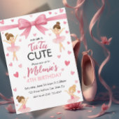 Ballet Schattigee Meisjes Pastel Ballerina Verjaar Kaart