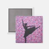 Ballet Silhouet Magneet (Voorkant / Achterkant)