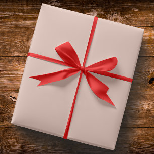 Ballet Slipper Pin Effen Kleur   Klassiek   Elegan Cadeaupapier