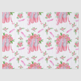 Ballet Slippers (Ontwerp 12) Decoupage Tissuepapier