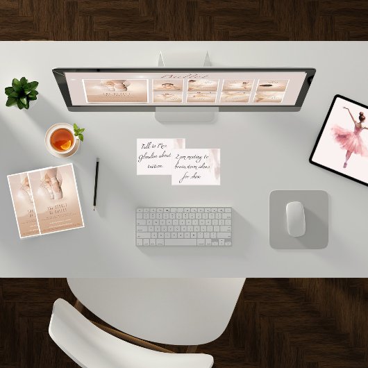 Ballet Slippers Post-It Notes