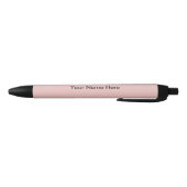 Ballet Slippers Roze Kleur met  Naam Zwarte Inkt Pen (Bodem)