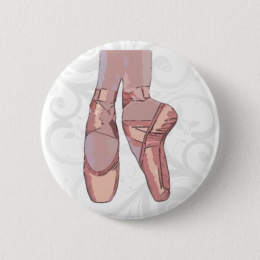 Ballet Slippers Teenschoen Ronde Button 5,7 Cm (Voorkant)