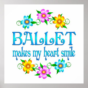 Ballet Smile Poster