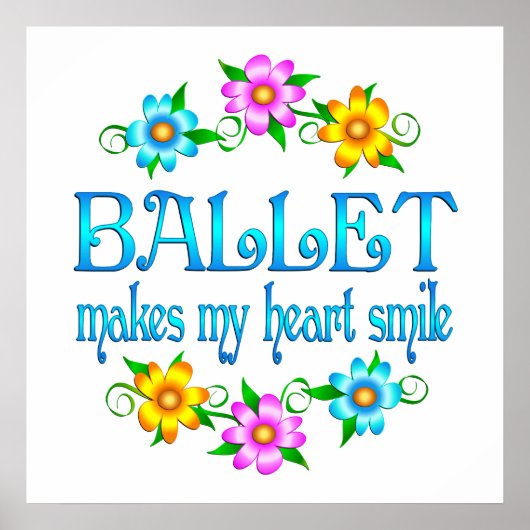 Ballet Smile Poster (Voorkant)