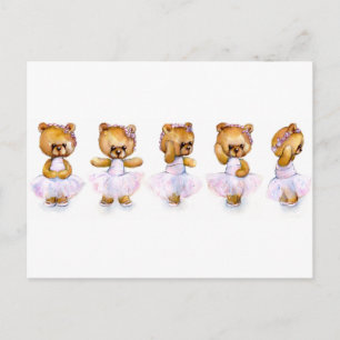 Ballet Steps Postcard Briefkaart