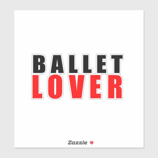 Ballet Sticker (Vel)