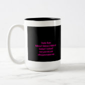 Ballet Studio - Mok, beker Tweekleurige Koffiemok (Links)