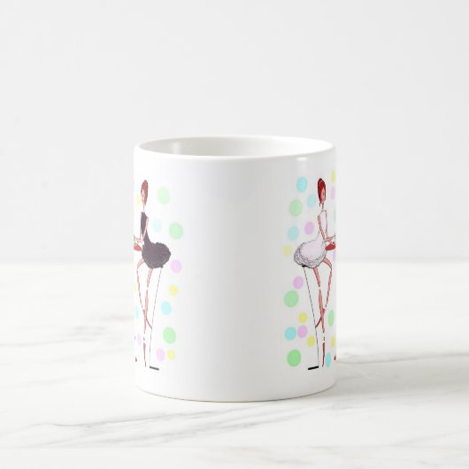 BALLET SWAN LAKE, ODETTE ODILE BALLERINA, CAFE MOK (Center)