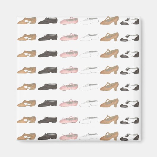 Ballet Tap Jazz Acro Lyrical Dance Shoe Magnet Magneet (Voorkant)