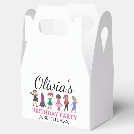 Ballet Tap Jazz Acro Lyrical Dancer Verjaardagsfee Bedankdoosjes (Geopend)