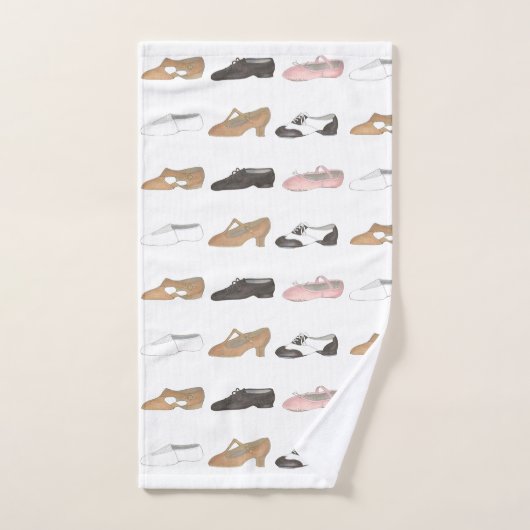 Ballet Tap Jazz Lyrical Acro Dance Studio Enseigna (Serviette à main)