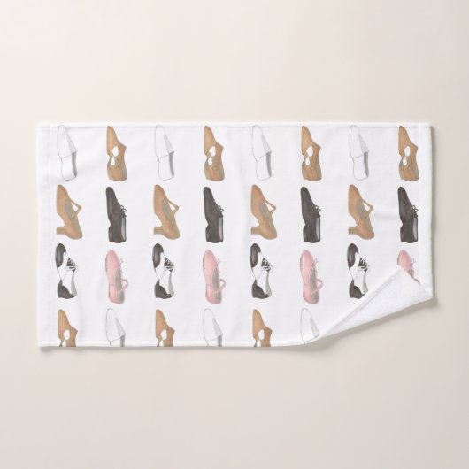 Ballet Tap Jazz Lyrical Acro Dance Studio Enseigna (Serviette à main)