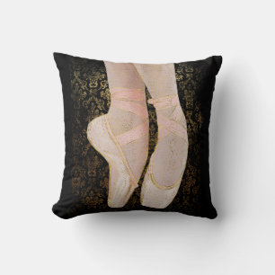 Ballet Teenschoenen - Zwart Roze Goud Kussen