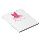 Ballet Tutu - Bloc-notes de l'enseignant de danse  (Incliné)